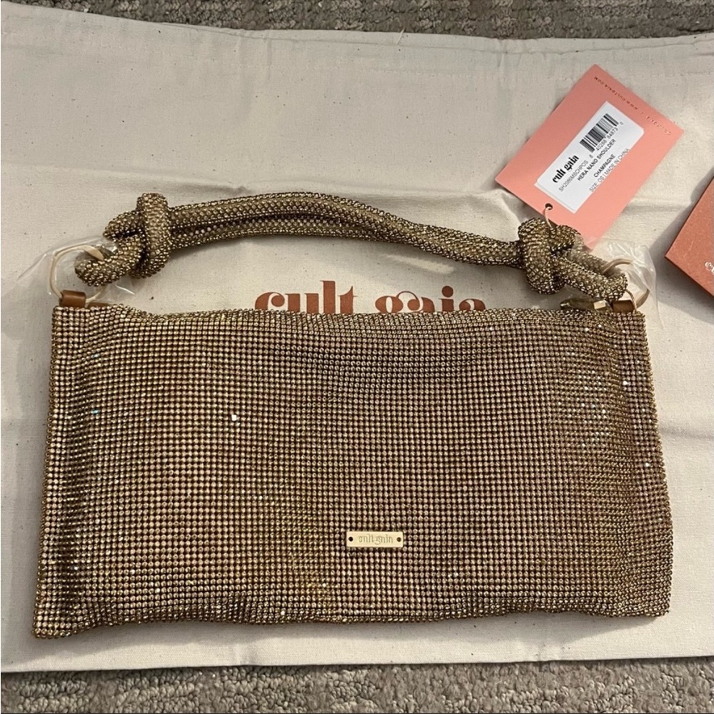 Final price drop!  CULT GAIA HERA NANO BAG IN CHAMPAGNE - Picture 8 of 12